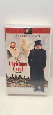 A Christmas Carol VHS 1995 George C Scott Sealed VHS Tape - Vintage - Image 1 of 3