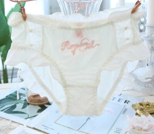 Japanese Cute Students Underpant Panties Briefs Ruffles Lolita School Underwear - Picture 1 of 7