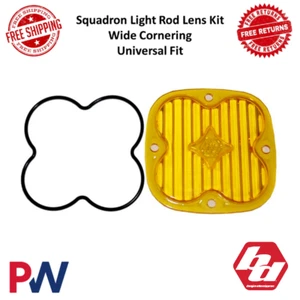 Baja Design Squadron Series Amber Wide Cornering Light Pod Lens Kit #668415 - Picture 1 of 10
