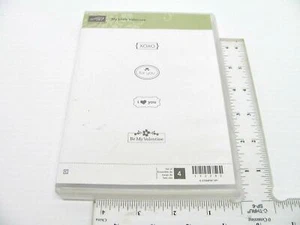 NUEVO My Little Valentine Estampación Sello de Goma Montaje Transparente XOXO Corazón Para Ti - - Imagen 1 de 12