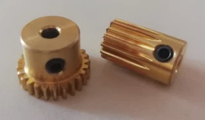 Modulo ingranaggi 0.5, 0.8, 1 - denti a scelta - ingranaggio in ottone - Foto 1 di 15