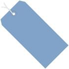 Myboxsupply 3 3/4 x 4.8cm Bleu Foncé 13 Pt. Étiquettes - Pré Enfilées, 1000 Par