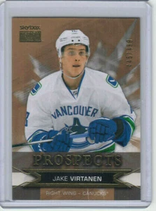 15/16 Fleer Showcase Vancouver Canucks Jake Virtanen Skybox RC #S14 Ltd #445/499 - Picture 1 of 2