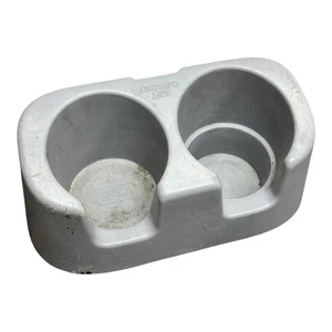 99 04 Ford F250 F350 Super Duty doble cabina asiento trasero portavasos gris OEM - Imagen 1 de 5