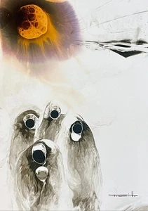 Jose Tonito Original Painting.NO ROADS.Unique Organic artwork.Otherworldly art - Picture 1 of 4