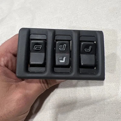 86-91 MERCEDES W126 560SEL TRASERO DERECHO ASIENTO ELÉCTRICO VENTANA INTERRUPTOR CONTROL OEM Foto 1 de 4