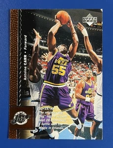 1996-97 Upper Deck Basketball Antoine Carr Utah Jazz #123 - Picture 1 of 2
