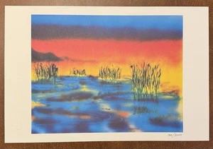 Jerry Garcia Lithograph Wetlands Fine Art Print Grateful Dead Poster #740/1000 - Picture 1 of 7