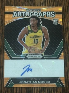2024 Panini Prizm Draft Picks Orange Pulsar /49 Jonathan Mogbo Rookie Auto RC - Picture 1 of 3