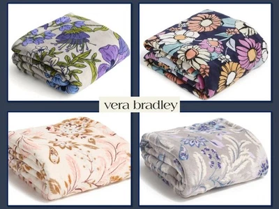 Vera Bradley Blanket Cozy Throw 50" x 80" Micro Fleece Warm & Colorful NWT - Image 1 of 2