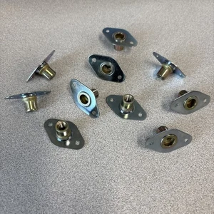 Body Panel Reinforcing Riv-Nut Plates with 1/4"-20 Zerk (Smaller OD)- Lot of 10 - Picture 1 of 2