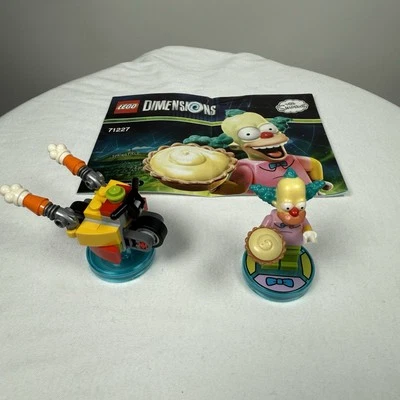 LEGO Dimensions The Simpsons Krusty w/ Clown Bike Fun Pack (71227) *VAULTED* - Image 1 of 4