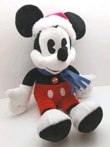Kcare Disney Christmas Mickey Mouse Singing & Talking 17" Plush Stuffed WORKS - Picture 1 of 6