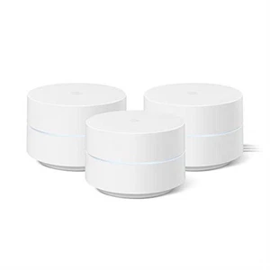 Google Wifi AC1200 Mesh WiFi System Wifi Router 4500 Sq Ft Coverage 3 Pack - Picture 1 of 3