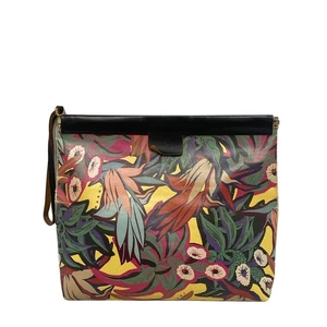 Auth MARNI - Green Black Multi PVC Clutch Bag - Picture 1 of 10