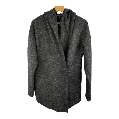 Sanctuary Oversized Button Hooded Cardigan Jacket Wool Blend Pockets size XS   - Image 1 of 4