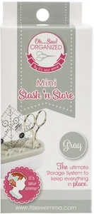 Paquete de 2 - It's Sew Emma MINI OhSew! Organized Stash 'n Store - Gris - ISE744 - Imagen 1 de 3