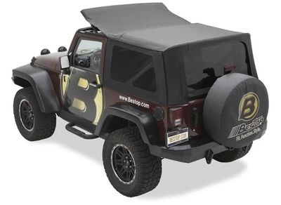 Bestop 79146-35 reemplazo techo blando techo negro diamante para Jeep Wrangler 2010-2017 Foto 1 de 4