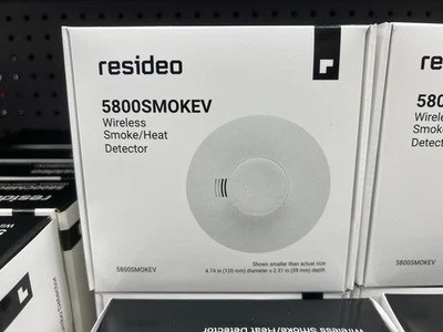 Brand New Honeywell Resideo 5800SMOKEV, Wireless Smoke Heat Detector