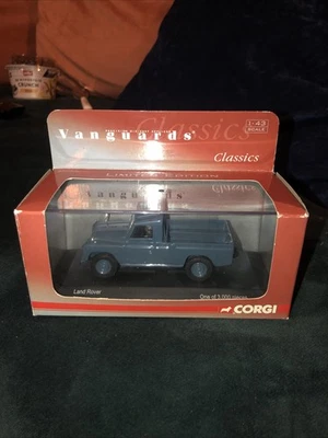 Vanguards 1/43 Scale Diecast VA07608 - Land Rover Truck - Blue - Image 1 of 4