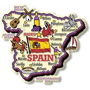 España Jumbo País Imán por Imanes Clásicos - Imagen 1 de 4