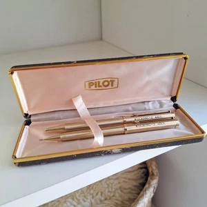 Vintage AECL Pilot Pens In Box Wolsong - 2 Marked 1980s? Ink / Lead Set - Picture 1 of 24