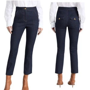 VERONICA BEARD Kimra Dark Super Stretch Jeans Size 8 - Picture 1 of 4