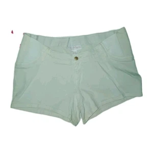 New Isabel Maternity Side Panel Midi Maternity Shorts Ivory 12 Comfy Fit - Picture 1 of 8