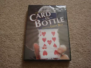 APPEARING CARD IN BOTTLE FEATURING EDDY RAY DVD - MAGIC TRICKS ILLUSION CLOSE UP - Picture 1 of 2