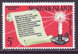 Norfolk Islands 1967 SC 115 MNH Christmas - Picture 1 of 2