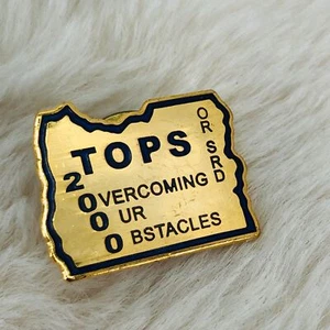 2000 Oregon TOPS KOPS Weight Loss Award Pin - Überwindung unserer Hindernisse - Bild 1 von 2