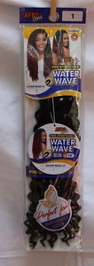 AFRO SENS CROCHET BRAID COLOR 1 WATER WAVE 14” BUY MORE & SAVE - Picture 1 of 4