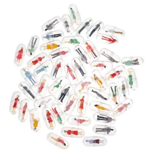 50 Pcs Kapselfarbe Man Model Mini-Figuren, Großpackung Miniaturen - Zdjęcie 1 z 12