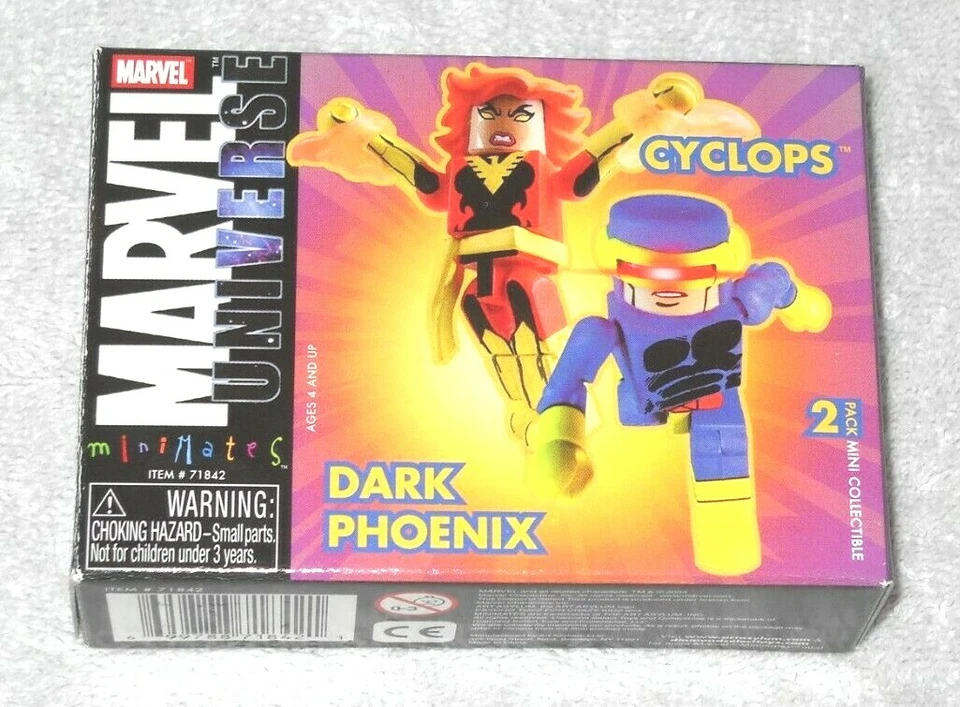 Cyclops & Dark Phoenix (MiniMates) - Sin usar, en caja - 100 % completo Foto 1 de 1