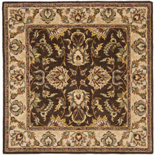 Safavieh Heritage Brown / Ivory Wool 8' Round Area Rug