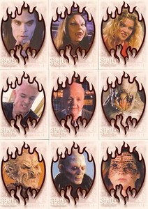BUFFY VAMPIRE SLAYER THE STORY CONTINUES SUNNYDALE EVIL INSERT CARD SET SE1 SE9
