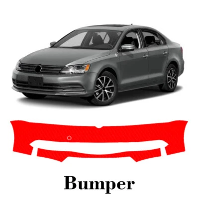 Front bumper PreCut PPF Paint Protection Film For Volkswagen Jetta 2011-2015 - Image 1 of 4