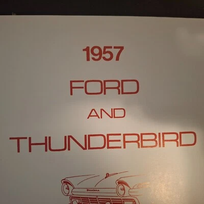 1957 Ford & Thunderbird Wiring Diagram Manual CA-5734 - Image 1 of 4