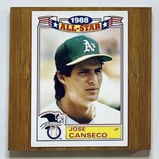 Jose Canseco 1989 Topps 1988 All-Star Game Commemorative Set Baseball Card #6