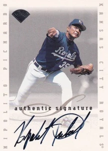 LEAF 1996 SIGNATURE SERIES HIPOLITO PICHARDO AUTOGRAMMKARTE - Bild 1 von 2