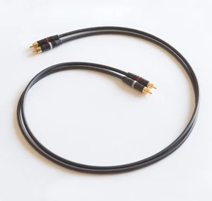Mogami 2552 with Neutrik Rean NYS373, Audiophile RCA Interconnect Cable Pair - Picture 1 of 6