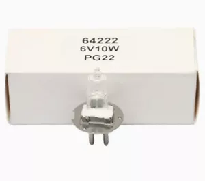 Osram 64222 Reemplazo Luz 6V10W PG22 3801-20-7030 Zeiss Ranura Lámpara Instrumento - Imagen 1 de 1