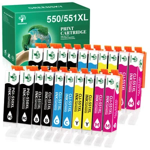 XXL TINTE PATRONEN mit CHIP für CANON PIXMA MG5450 MG5550 MG6450 MX925 IP7250