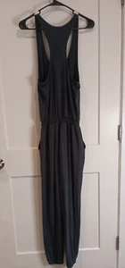 Aerie womens black pant jogger jumpsuit with pockets small great condition - Picture 1 of 5