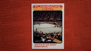 2022 Topps Heritage #NF-14 Battle of the Sexes Match News Flashbacks - Picture 1 of 2
