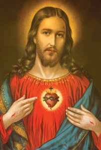 Act of Consecration to the Sacred Heart Of Jesus Prayer Card, New #PC-09 - Picture 1 of 2