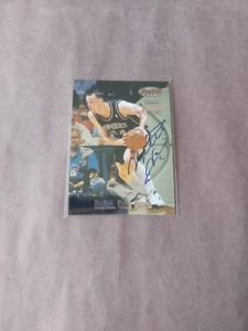97-98 Bowman's Best Keith Van Horn Rookie Rc Certified Autograph Issue #104 Nets - Picture 1 of 2