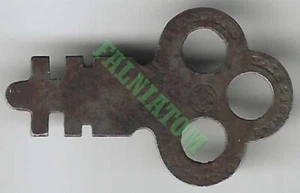 Llave plana vintage de doble cara Yale & Towne - aprox. -1,25" de largo - Imagen 1 de 1