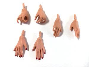 Integrity Toys x3 Pairs Hands, White, Nail Varnish Fashion Toy Spares Doll - Picture 1 of 5