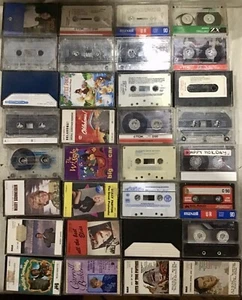 Cassette Tapes Bulk Lot Dealer Clearance Retro Vintage Music x 32 (Lot 2118) - Picture 1 of 4